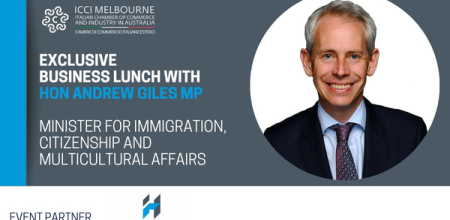 BUSINESS SEMINAR LUNCH EVENT WITH HON. ANDREW GILES MP